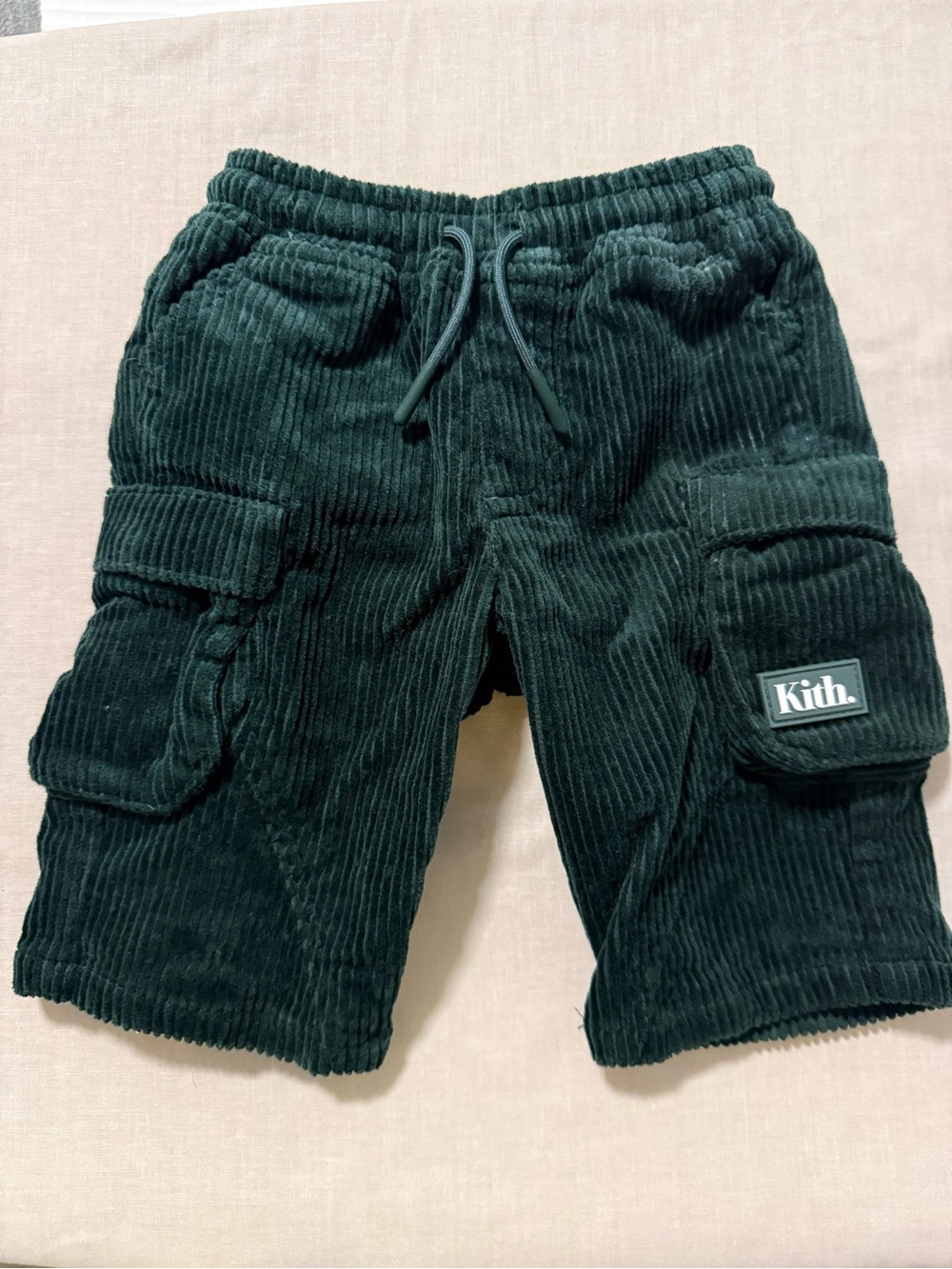 Kith Baby Green Corduroy Cargo Pants